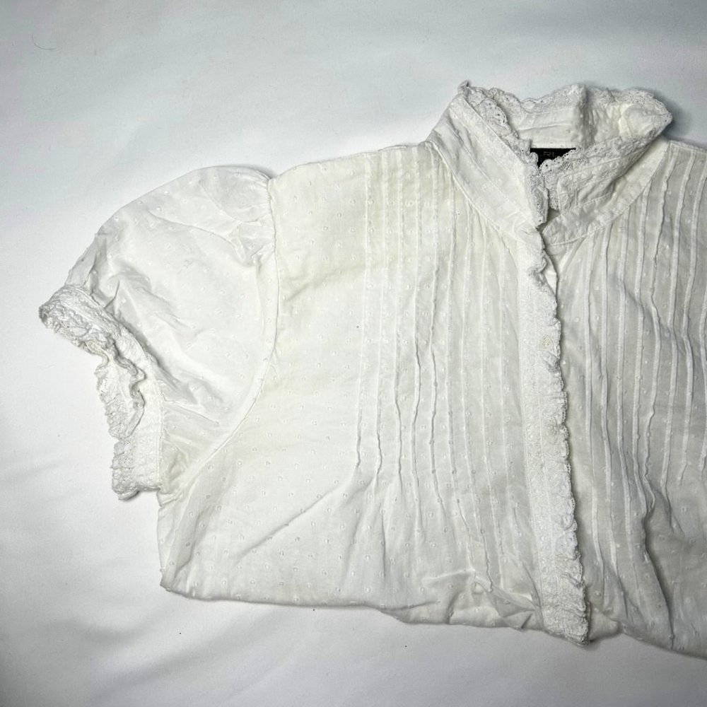 Ralph Lauren Short Sleeve Blouse Size XL